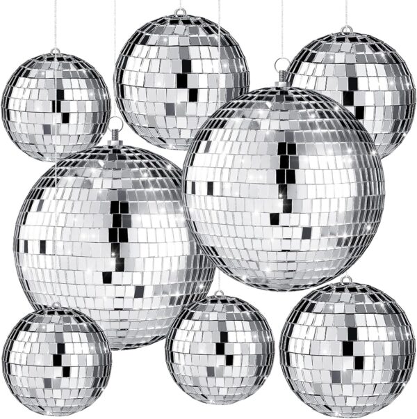 Haull 8 PCS Gran juego de bolas de discoteca